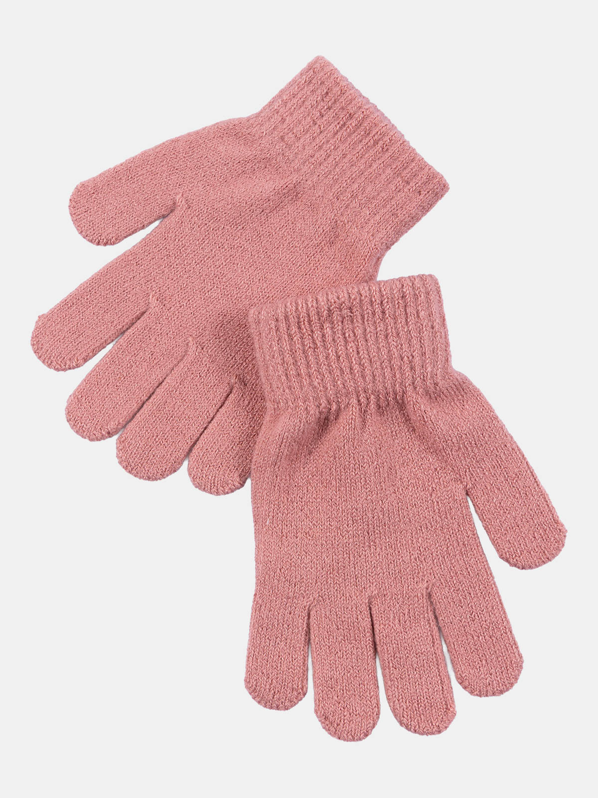 Gants basiques coloris hortensia fille Gants basiques coloris hortensia fille
