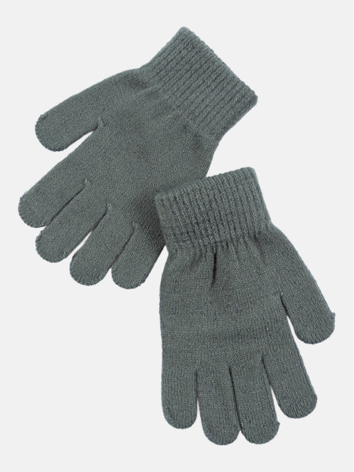 Gants basiques kaki enfant