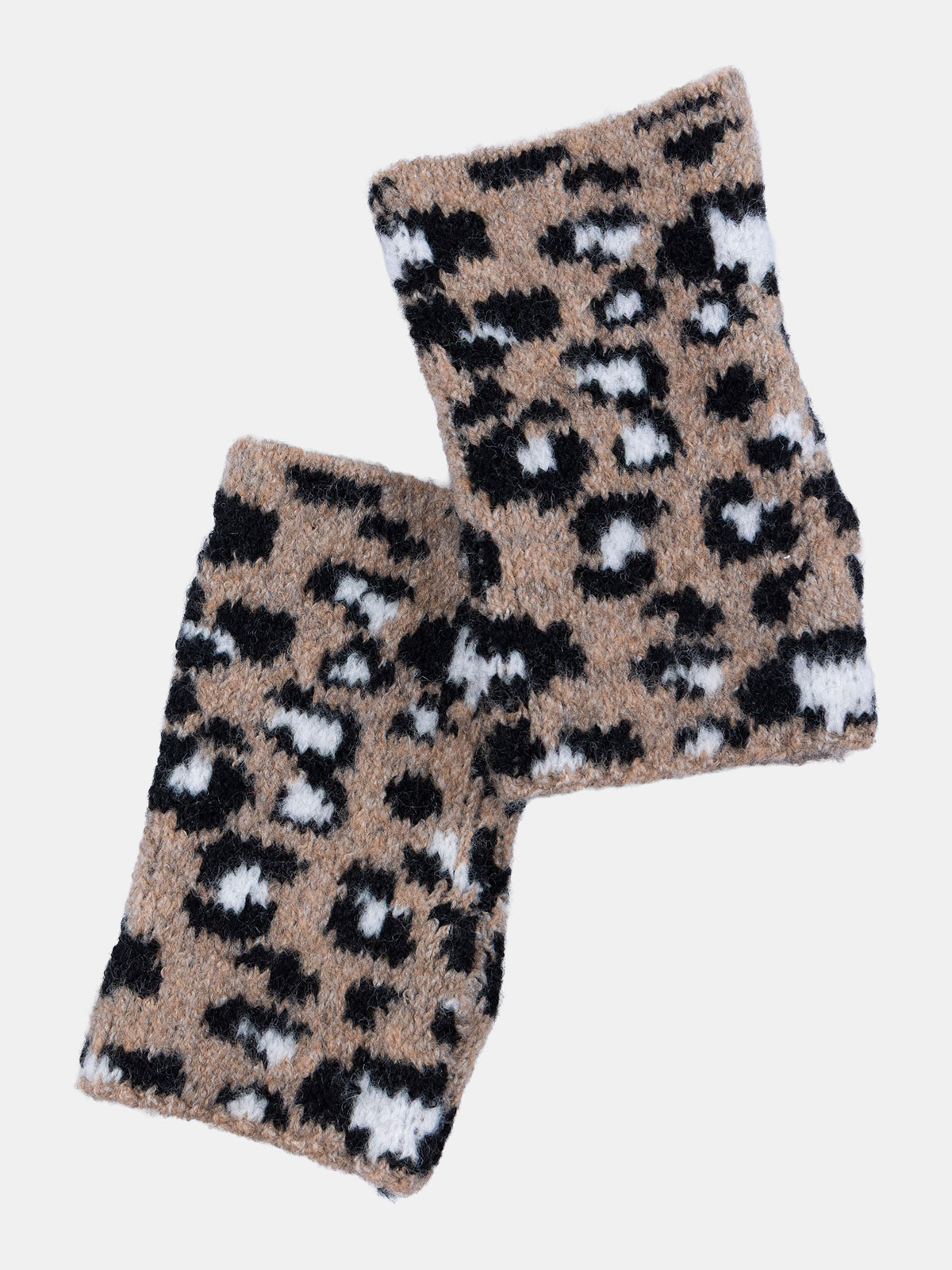 Gants mitaines motif léopard fille Gants mitaines motif léopard fille