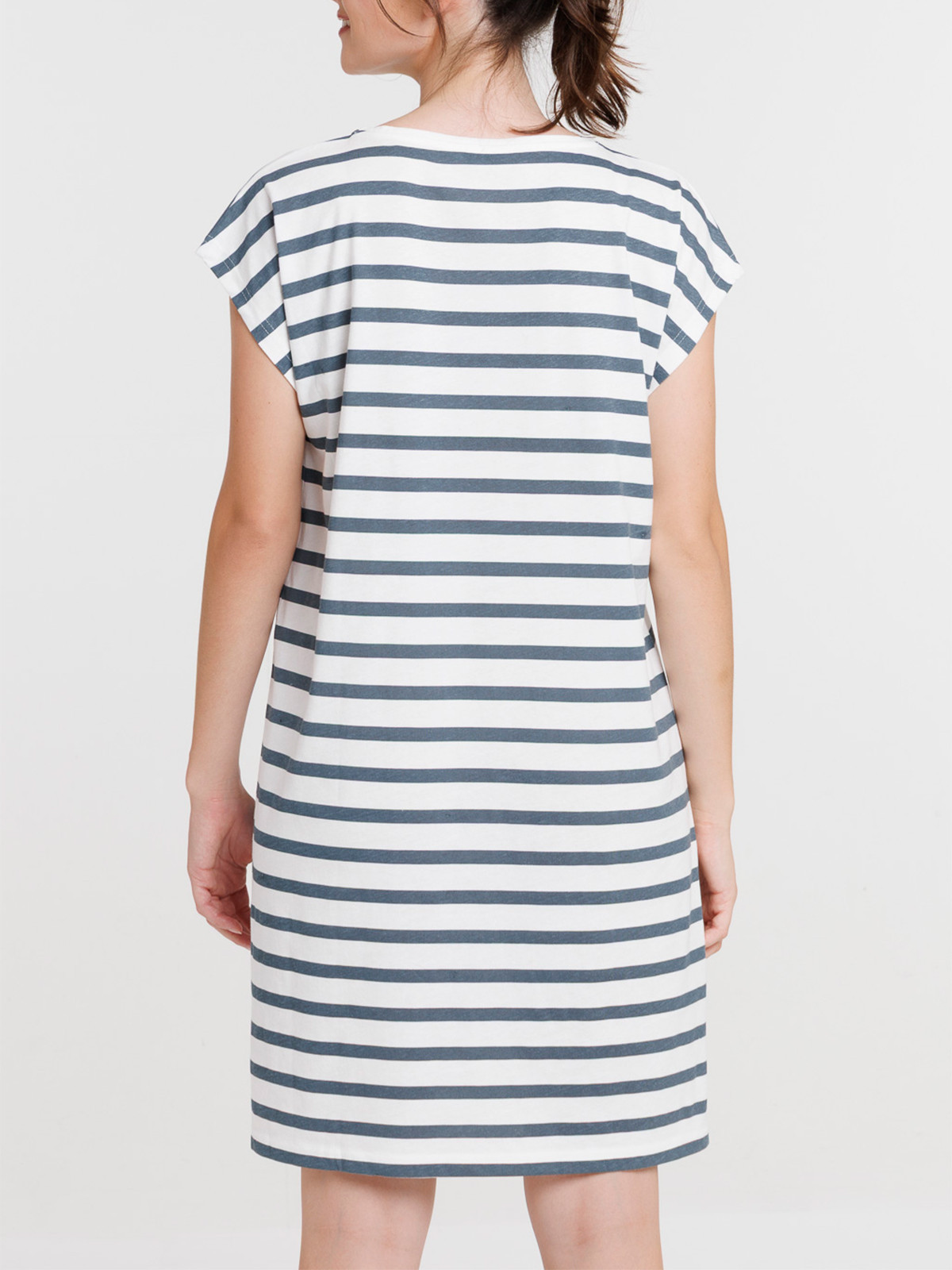 Chemise de nuit rayée femme Chemise de nuit rayée femme