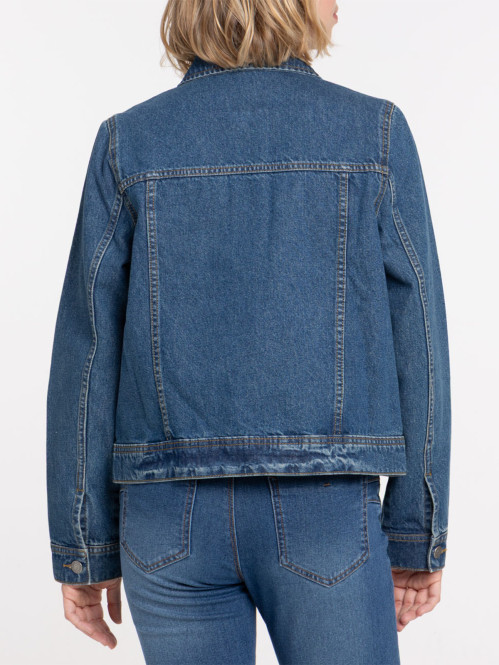 Veste en jean stone femme