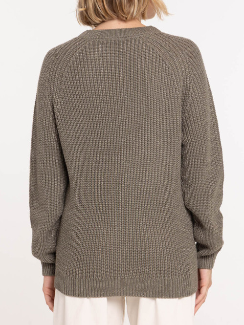 Pull maille brillante femme