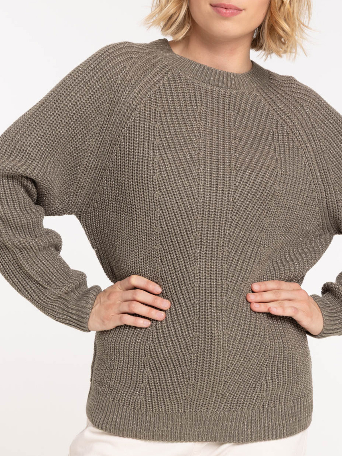 Pull maille brillante femme Pull maille brillante femme