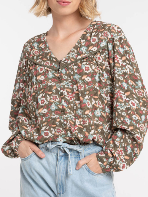 Chemise manches longues...