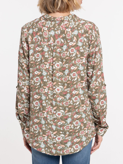 Blouse motif ethnique femme