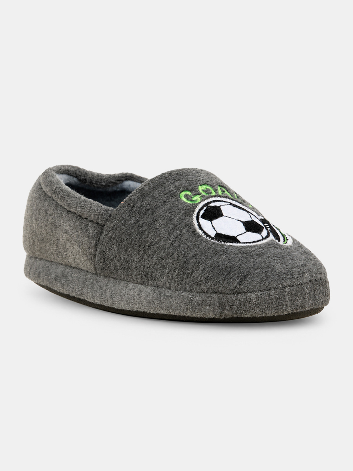 Chausson gris football garçon (33-39)