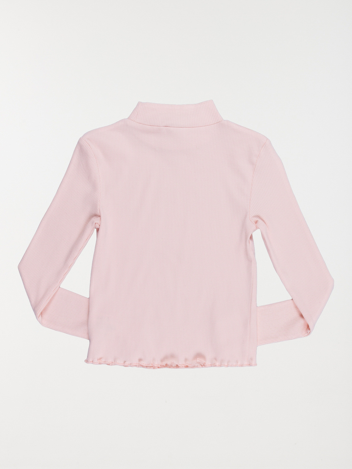 T-shirt col montant cotelé fille (3-12A) T-shirt col montant cotelé fille (3-12A)