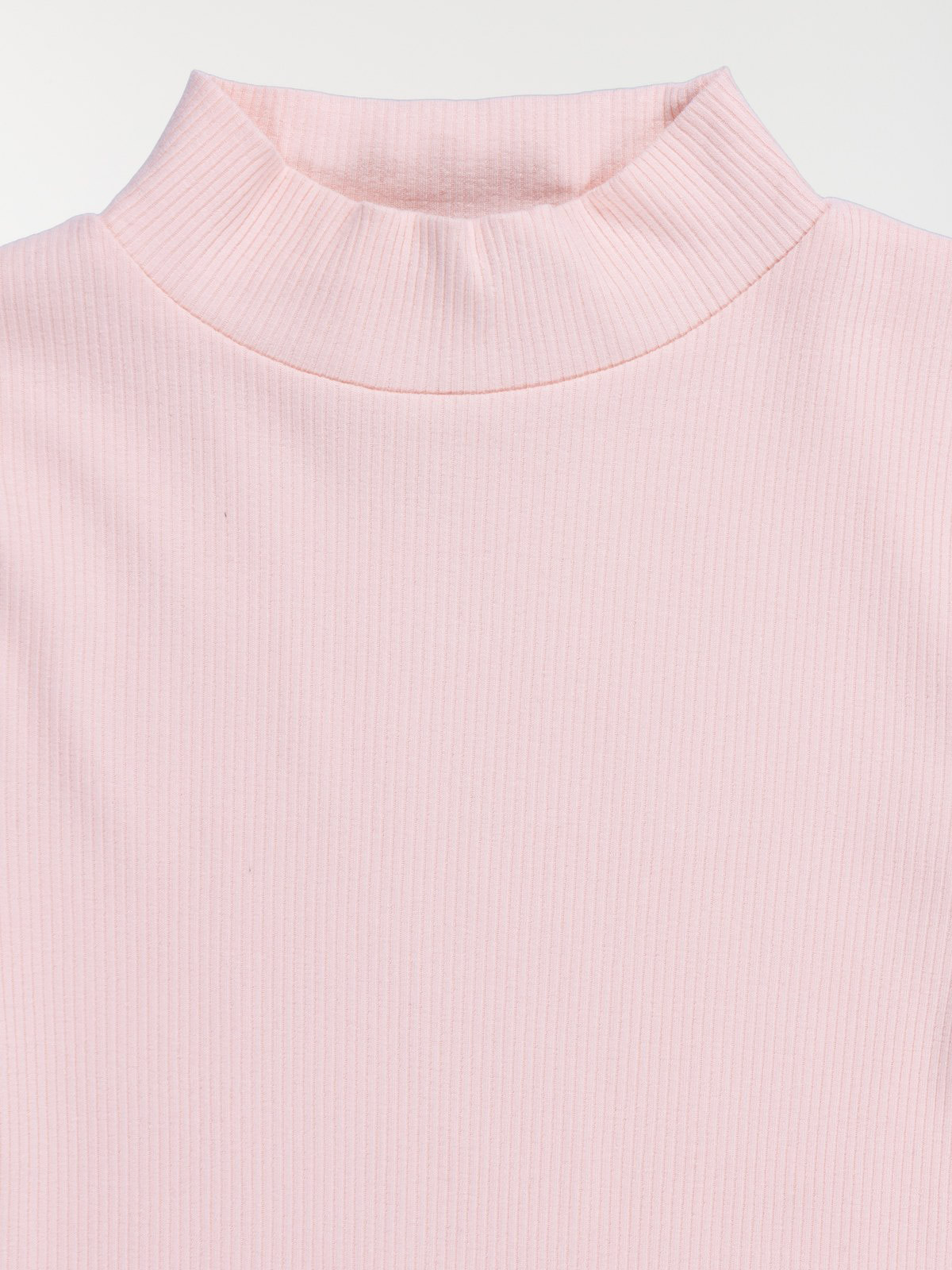 T-shirt col montant cotelé fille (3-12A) T-shirt col montant cotelé fille (3-12A)