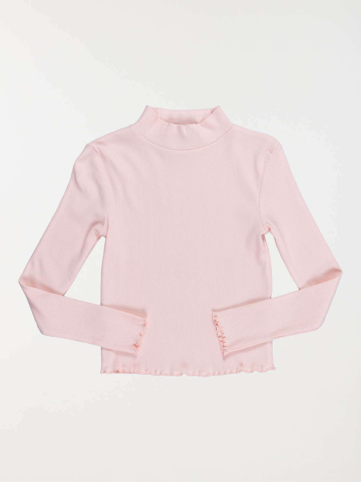 T-shirt col montant cotelé fille (3-12A) T-shirt col montant cotelé fille (3-12A)