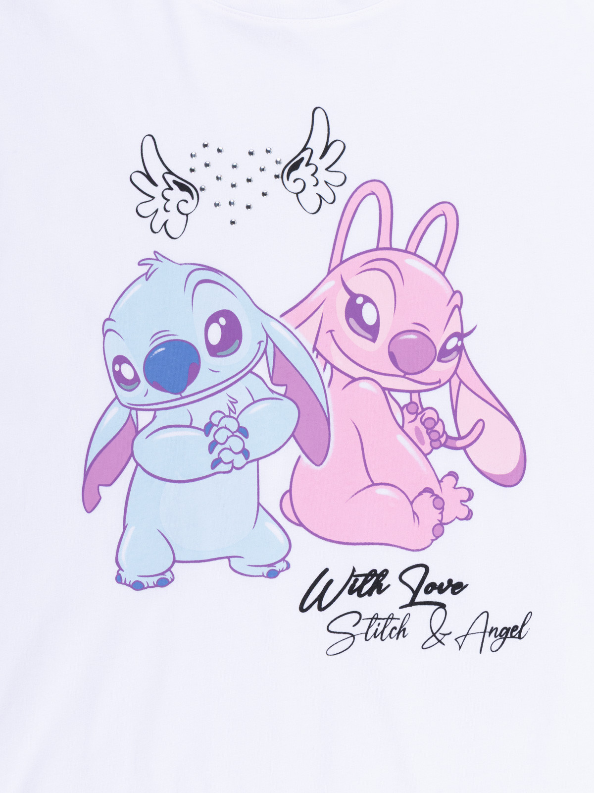 T-shirt Stitch et Angel fille (XXS-M)