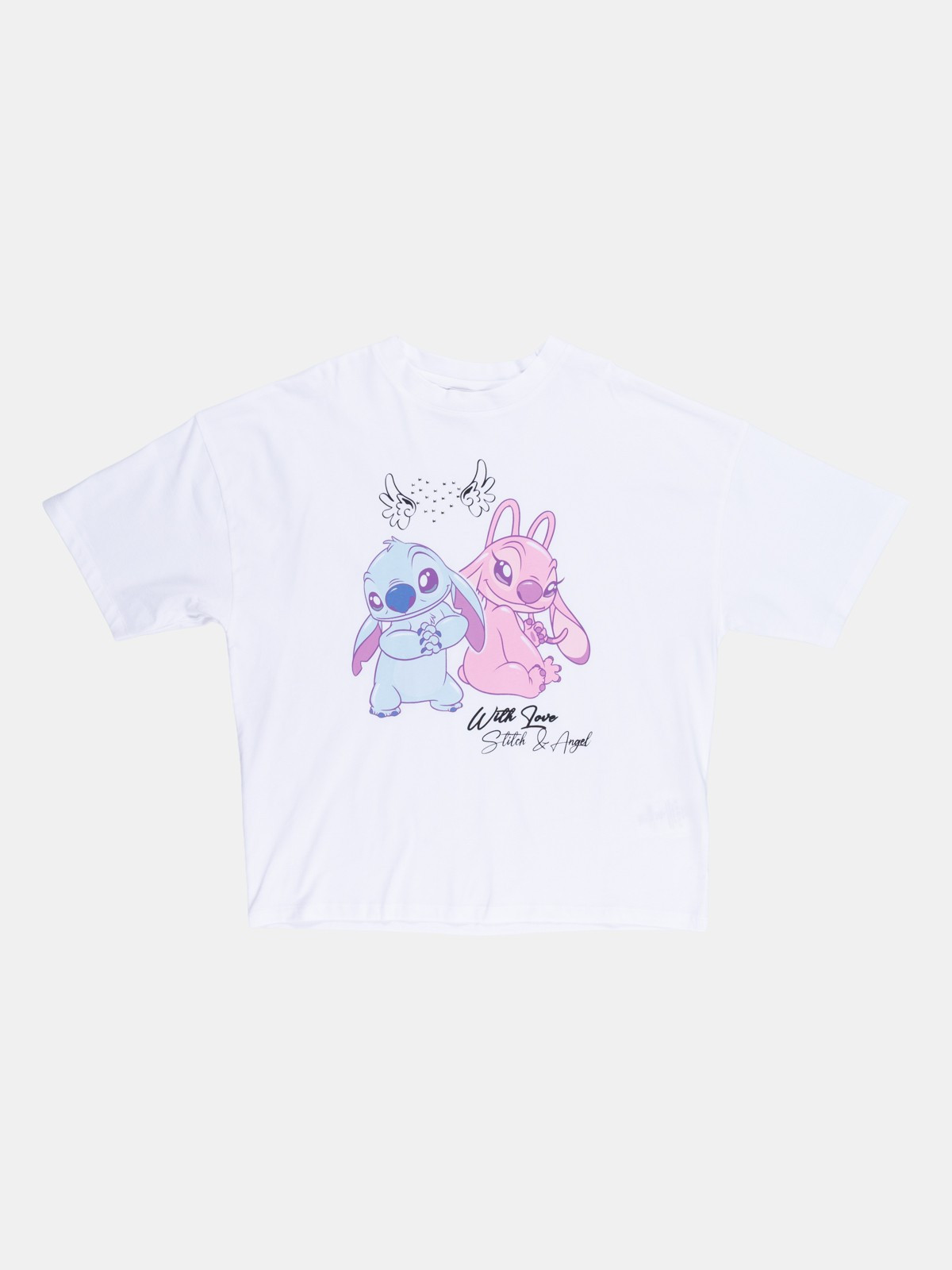 T-shirt Stitch et Angel fille (XXS-M)