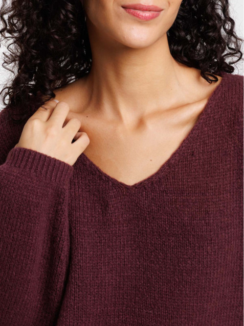 Pull basique col V dark...