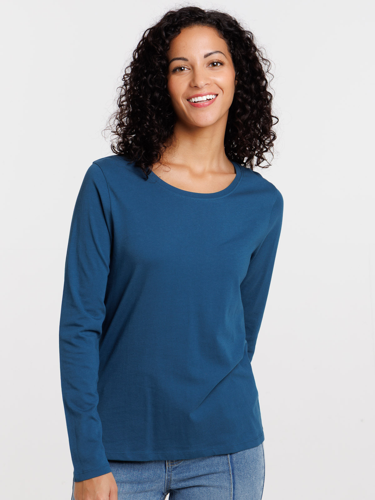 Tee-shirt coloris bleu gipsy femme Tee-shirt coloris bleu gipsy femme