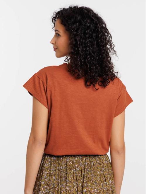 T-shirt dentelle macramé...