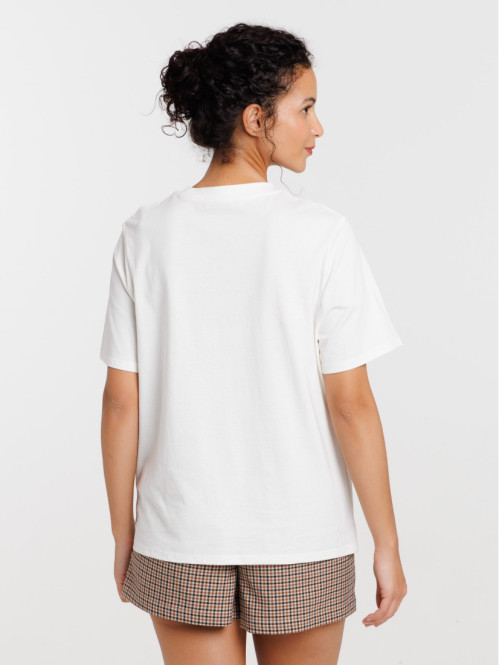 T-shirt motif teckel femme