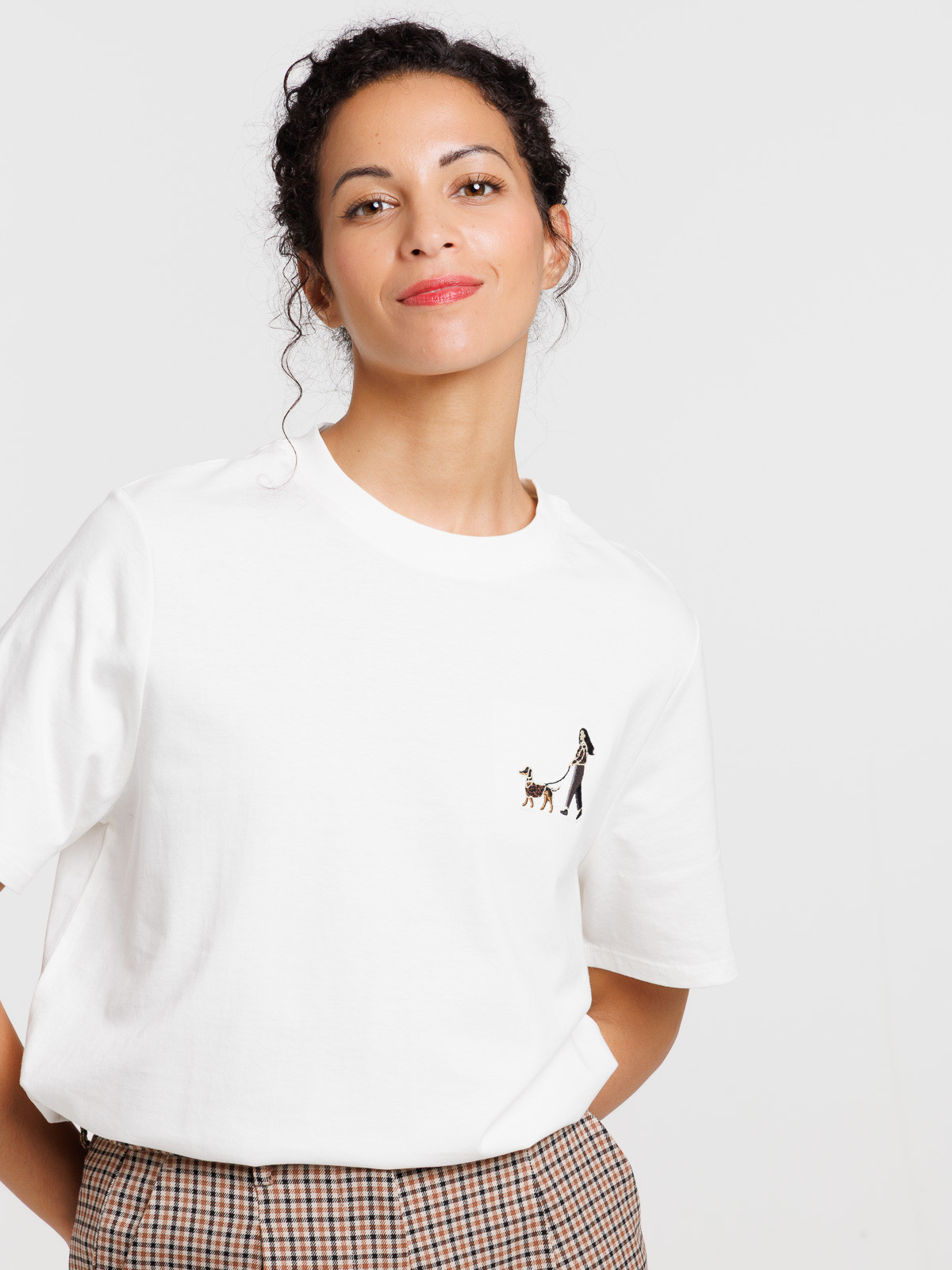 T-shirt motif teckel femme T-shirt motif teckel femme