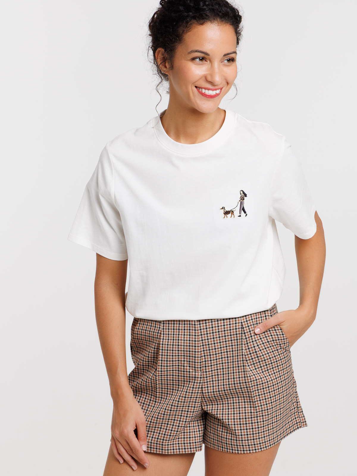 T-shirt motif teckel femme T-shirt motif teckel femme