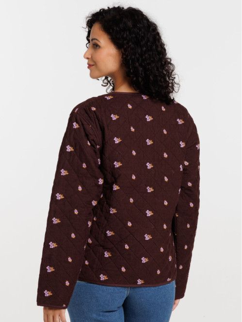 Veste velours matelassée...