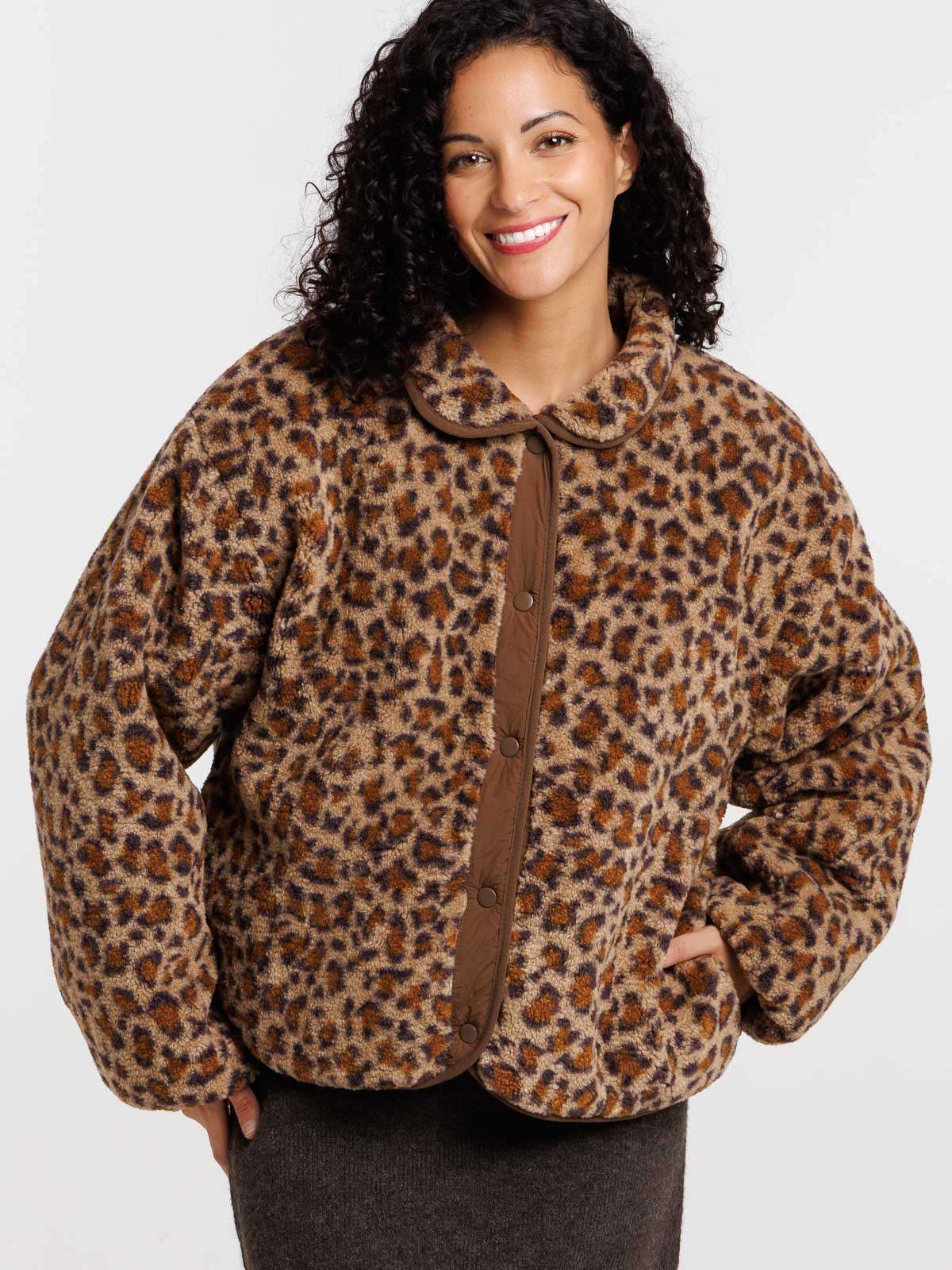 Veste réversible léopard femme Veste réversible léopard femme
