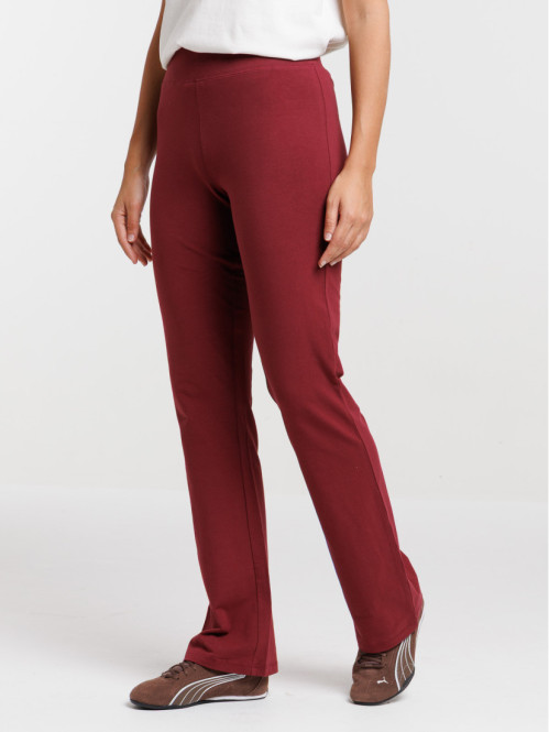 Pantalon sport basique évasé femme