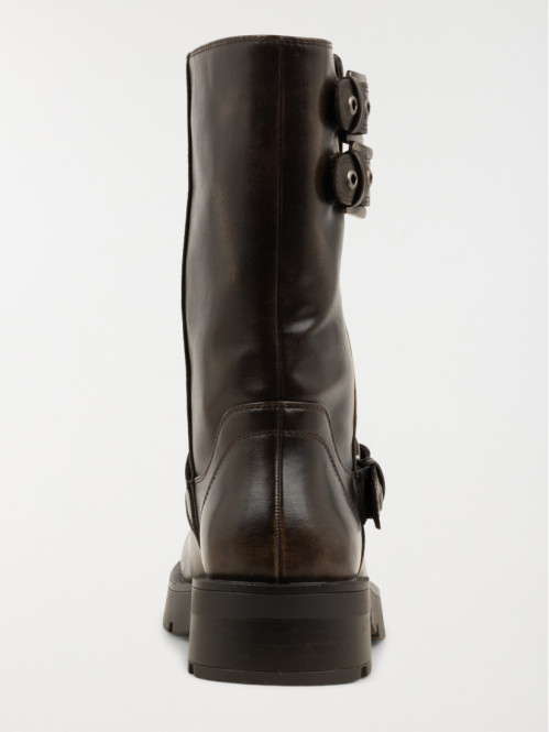 Bottines zippées plates...