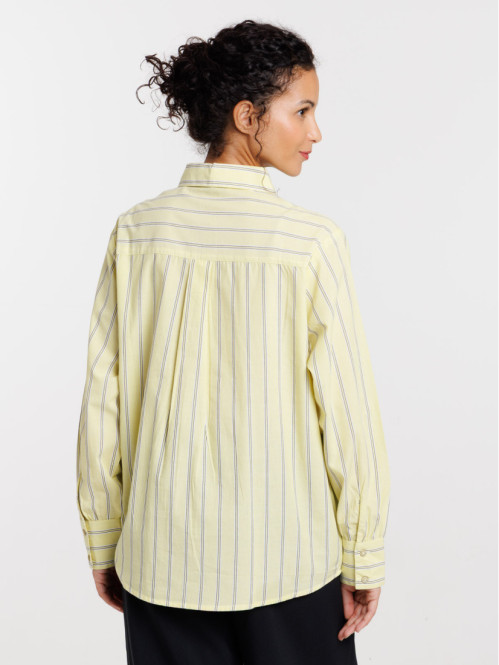 Chemise rayée femme