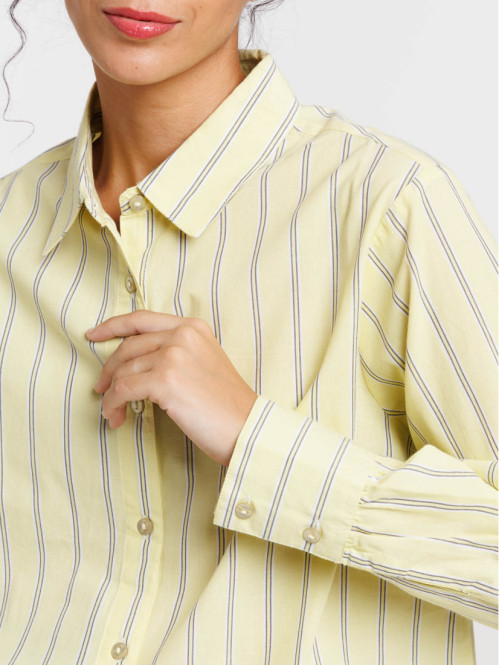 Chemise rayée femme