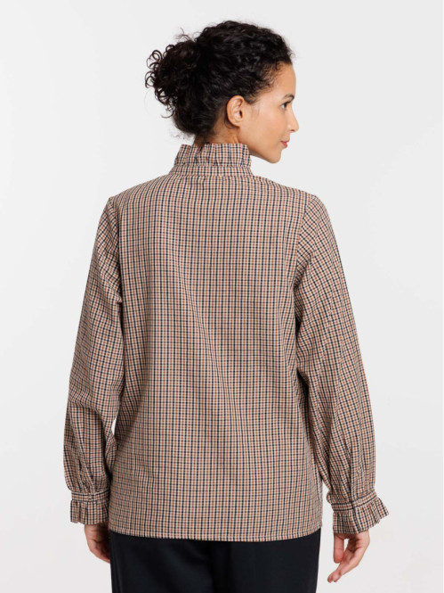 Chemise à carreaux femme