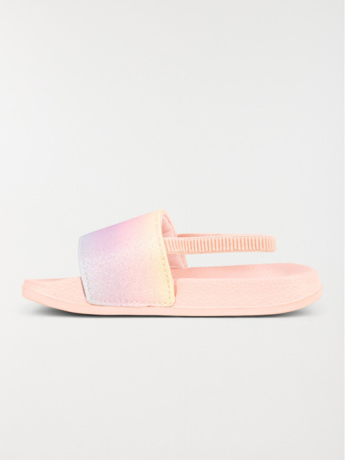 Claquette multicolore fille...