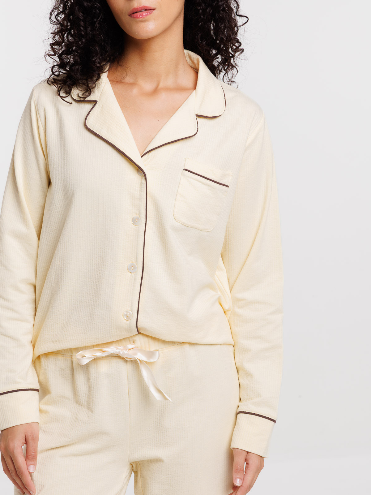 Pyjama haut chemise et pantalon femme Pyjama haut chemise et pantalon femme