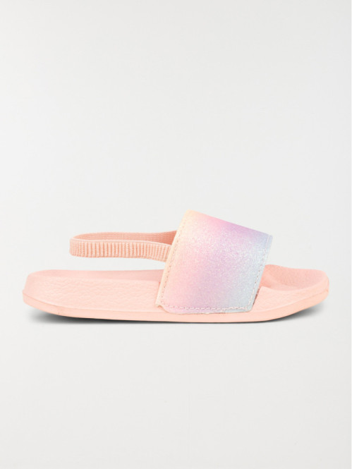 Claquette multicolore fille...