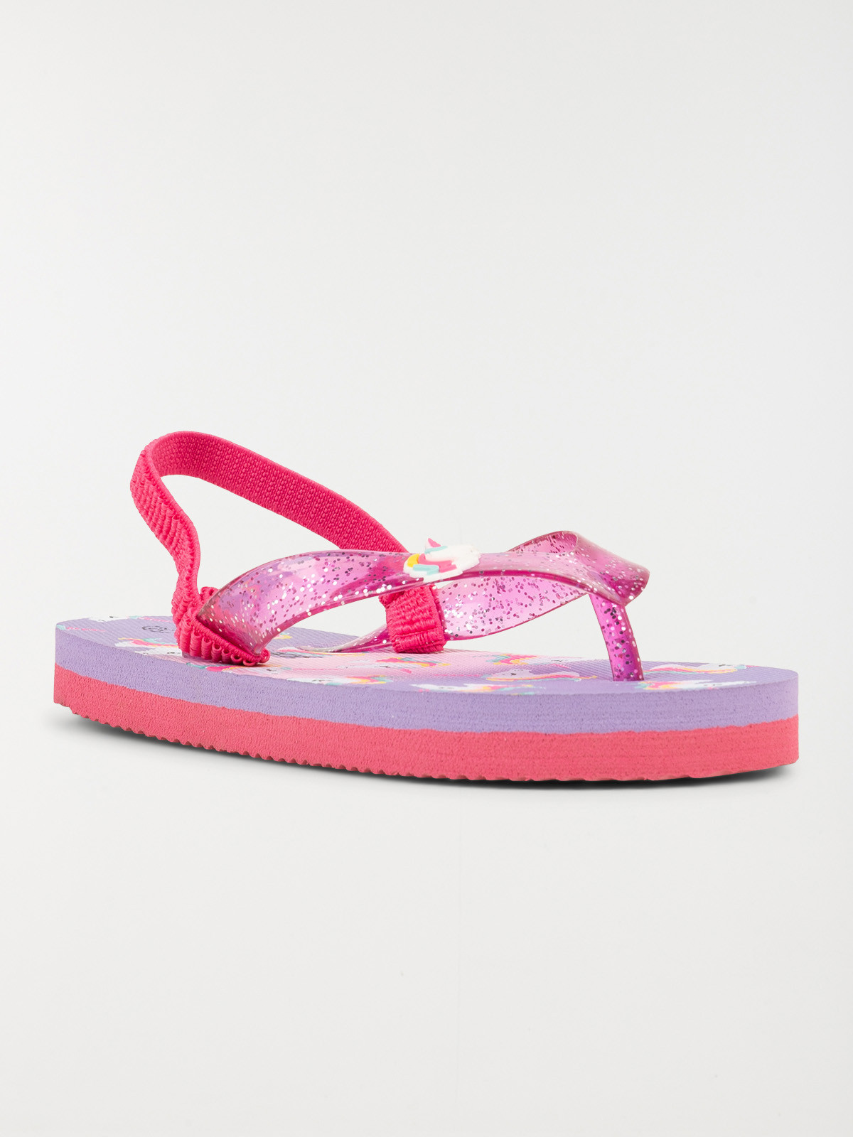 Tong licorne rose fille (24-30)