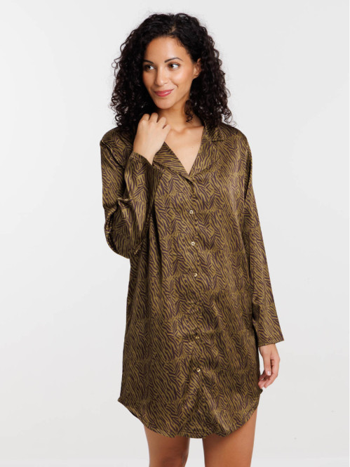 Chemise de nuit motif zébré...