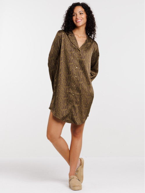 Chemise de nuit motif zébré...