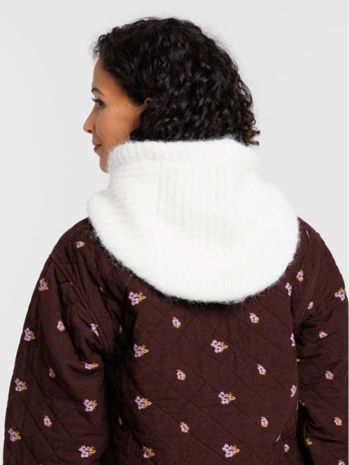 Cagoule écru femme