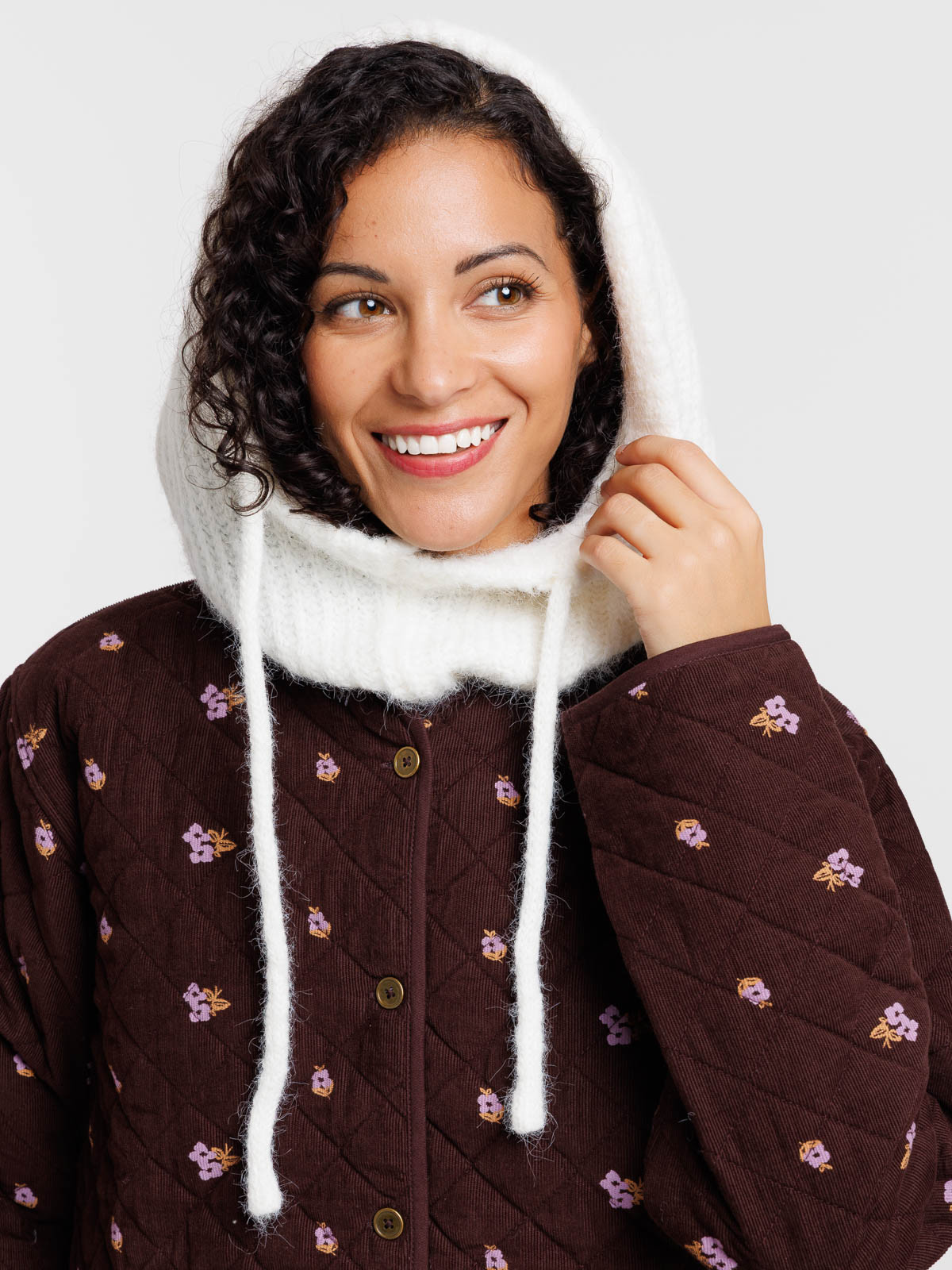 Cagoule écru femme Cagoule écru femme