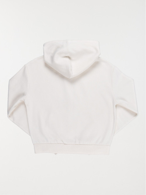 Sweat court zippé fille...