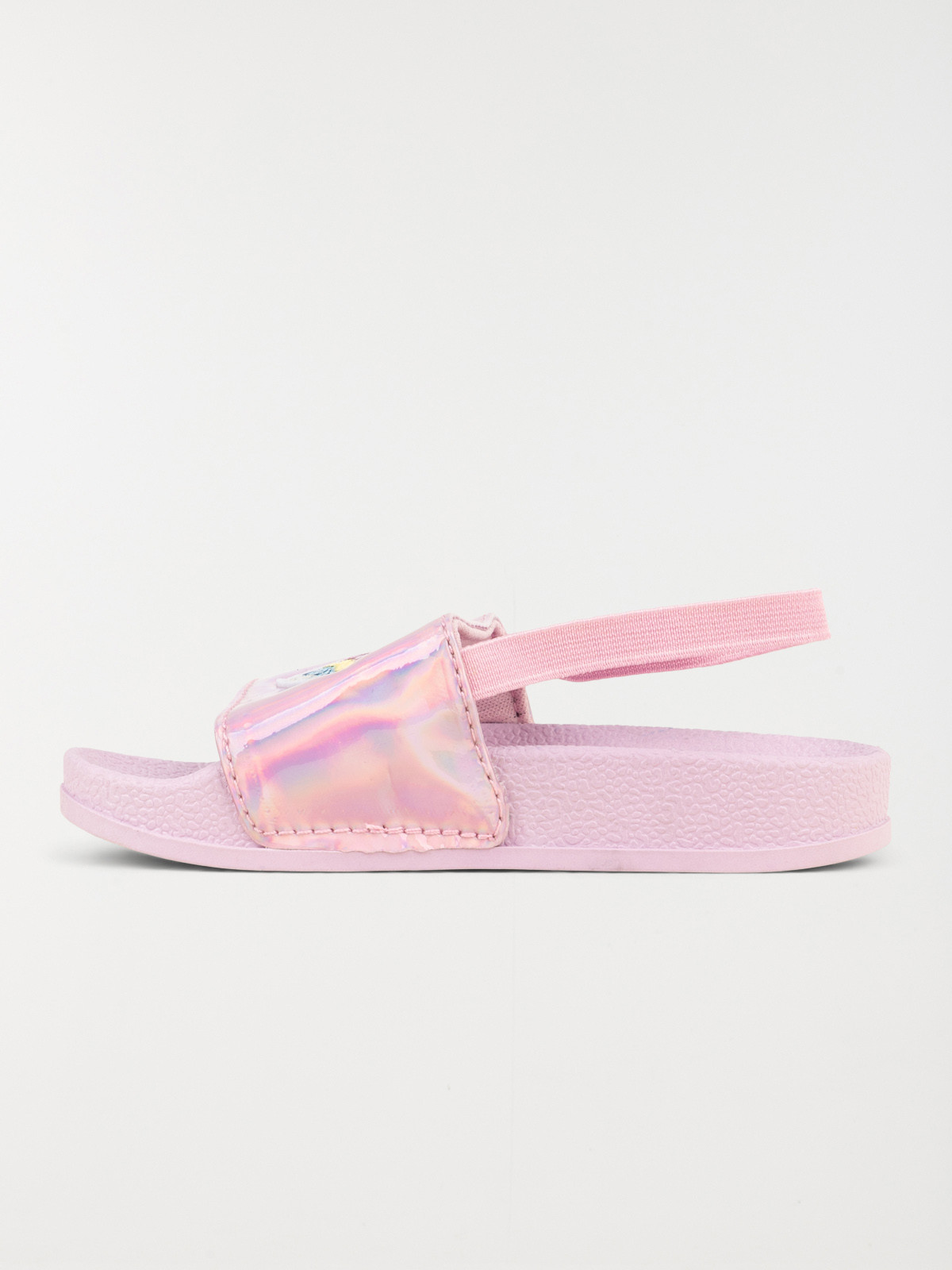 Claquette coeur fille lilas (24-30)