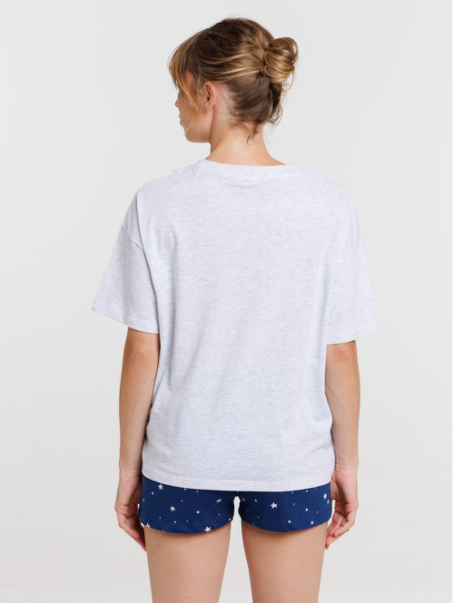 Pyjama short STITCH femme
