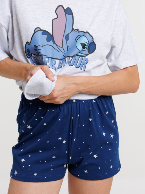 Pyjama short STITCH femme