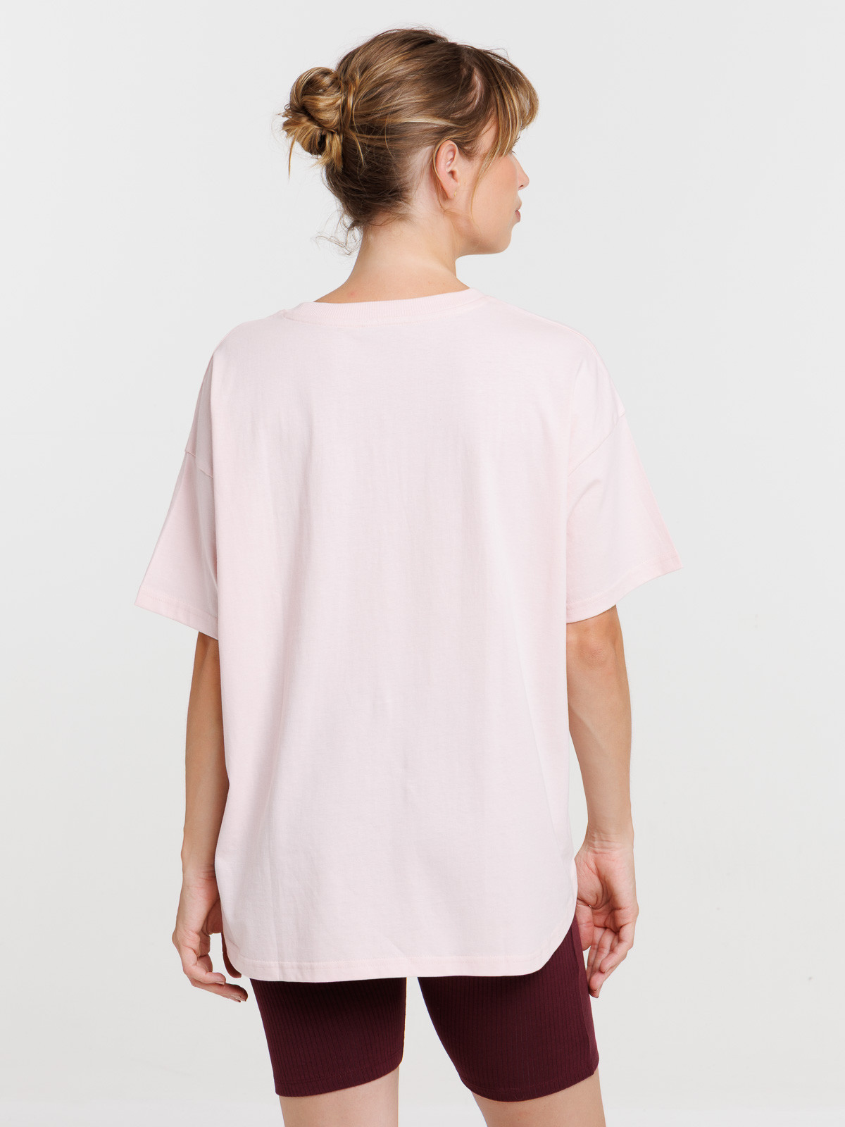 Haut de pyjama col V fleur brodée femme Haut de pyjama col V fleur brodée femme