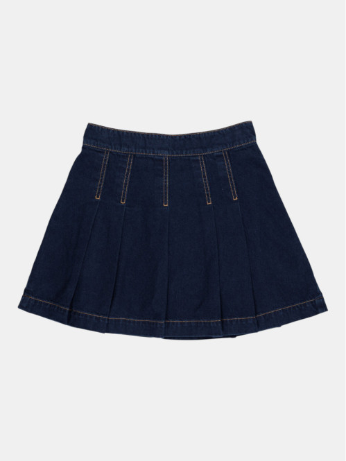 Jupe plissée en jean fille...