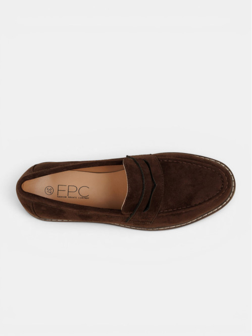 Mocassins marrons femme...