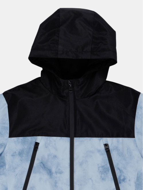 Blouson bicolore capuche...
