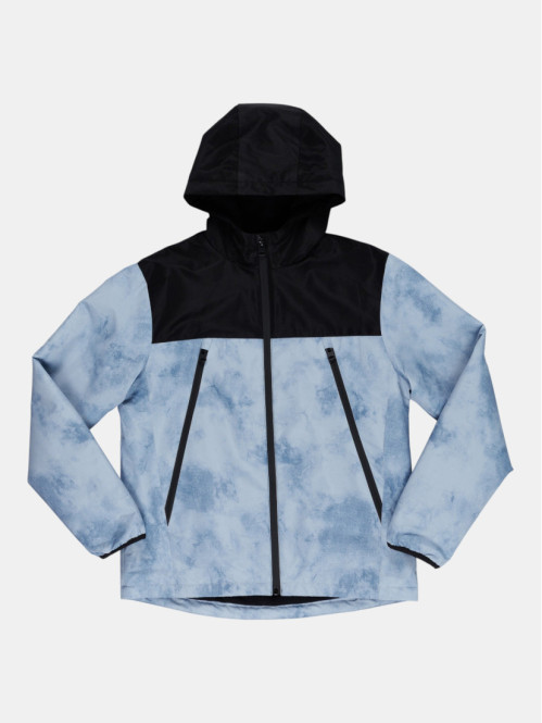 Blouson bicolore capuche...