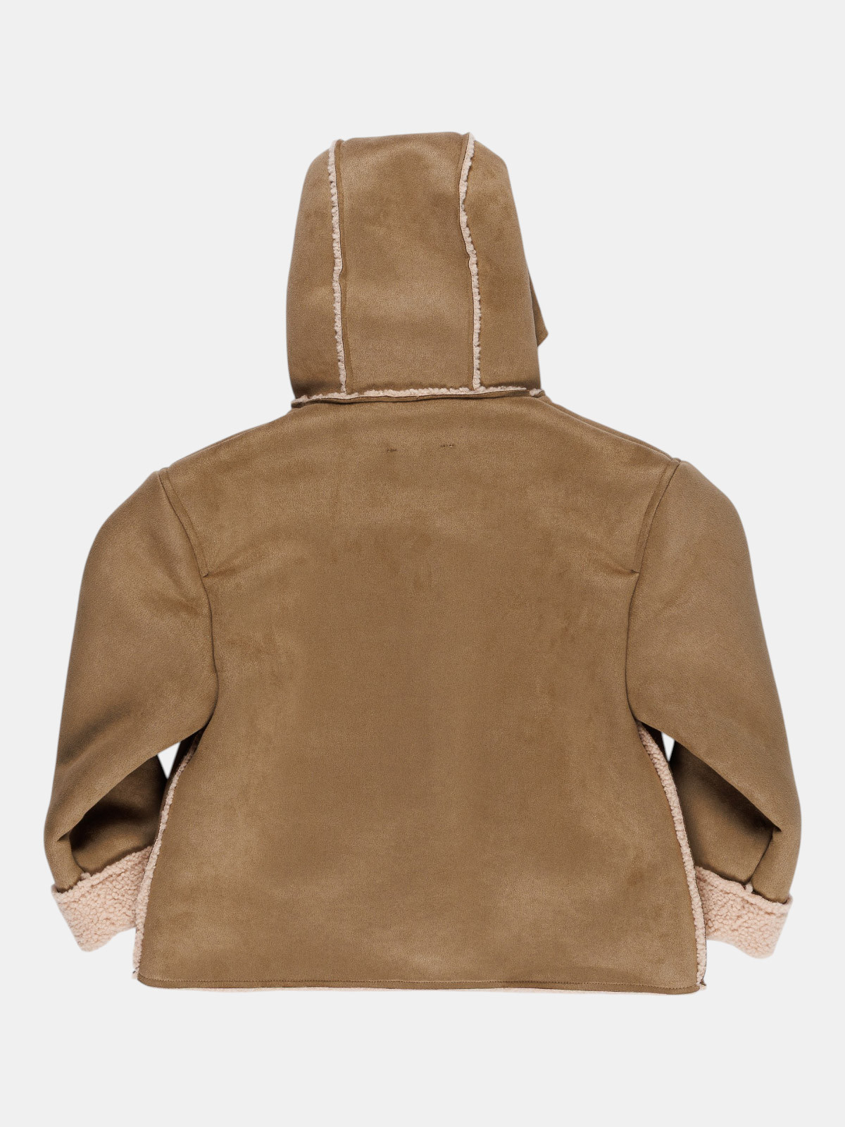 Manteau à capuche boutonné fille (6-12A) Manteau à capuche boutonné fille (6-12A)
