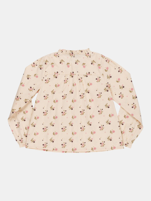 Blouse imprimé fleurs fille...
