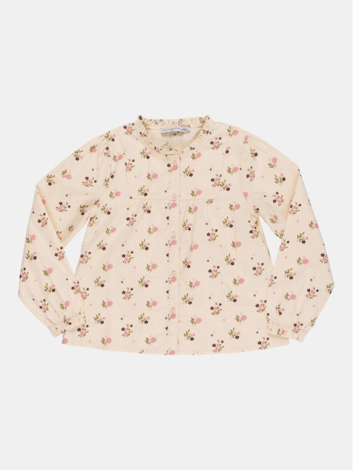 Blouse imprimé fleurs fille...