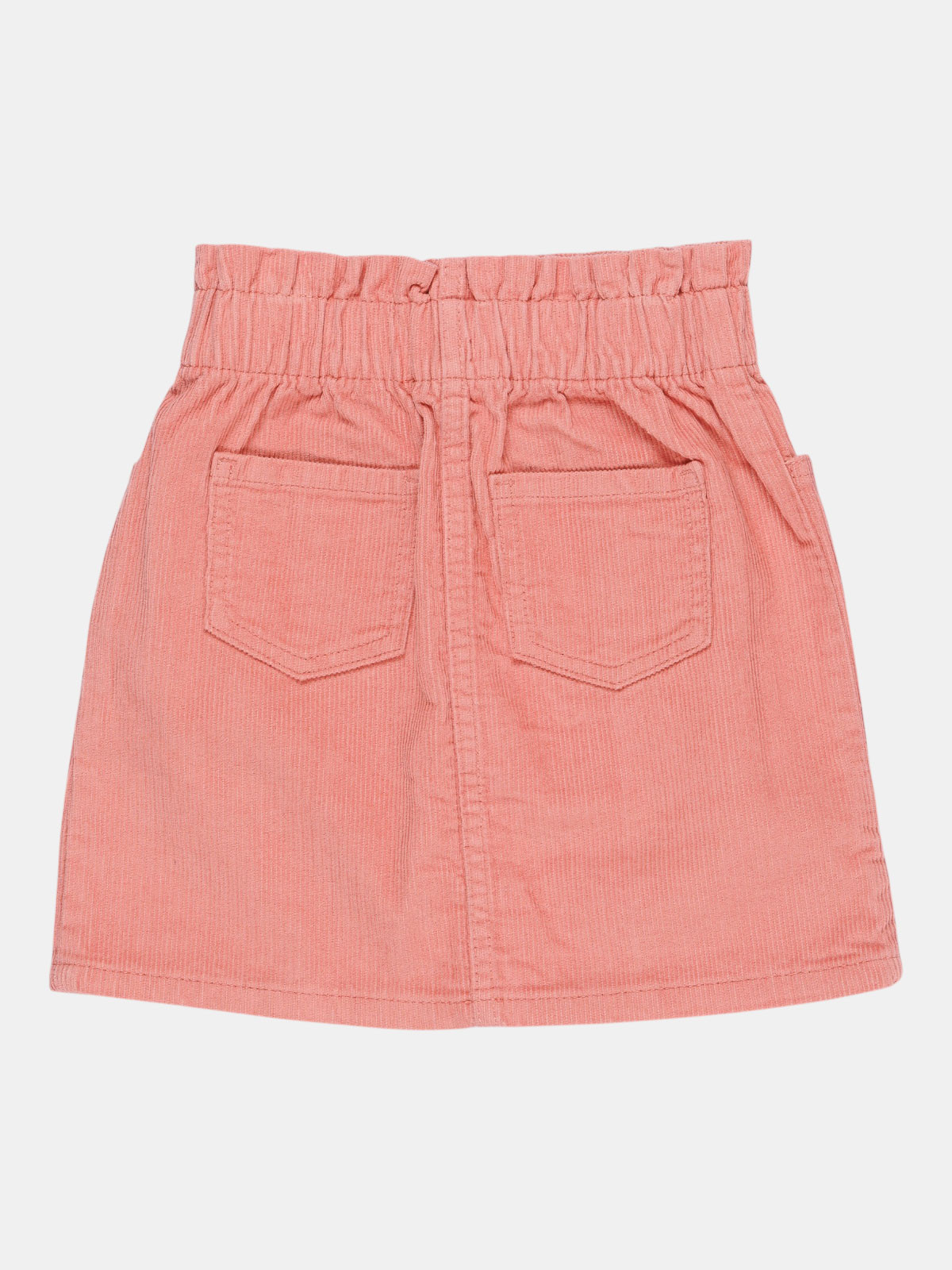 Jupe unie velours poches fille (3-12A)
