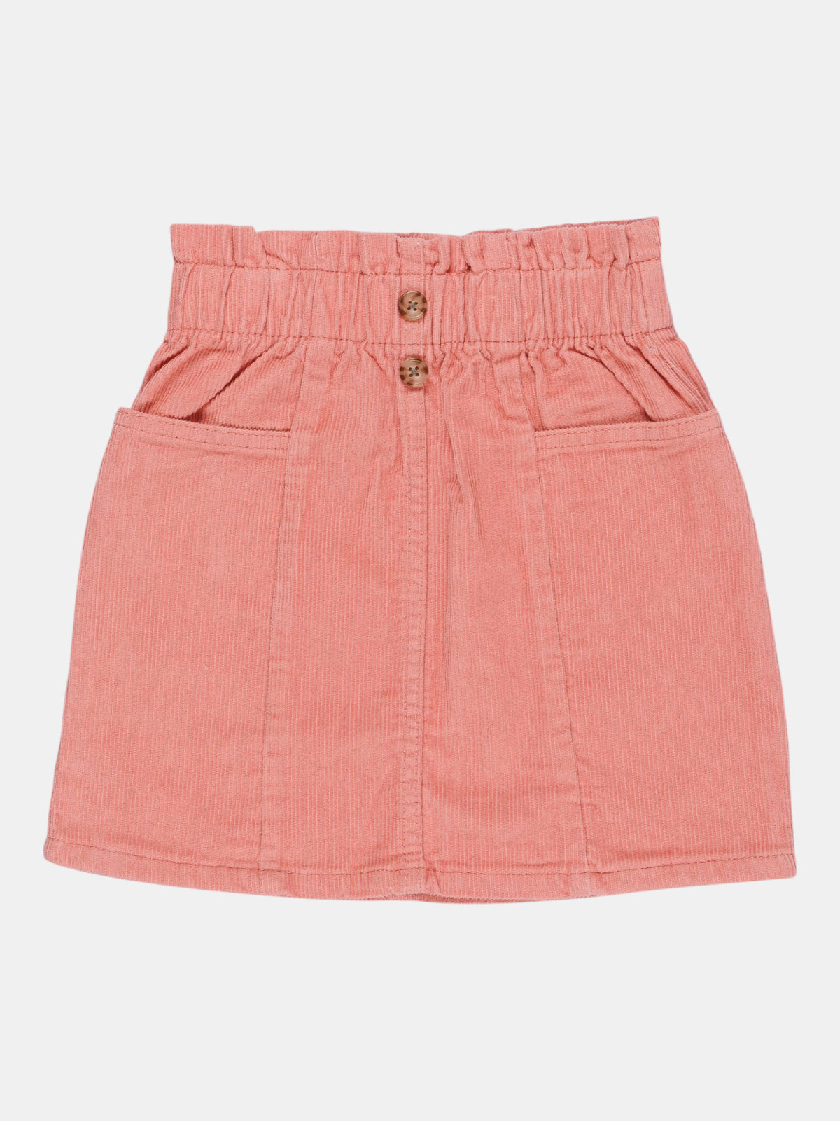Jupe unie velours poche fille (3-12A)